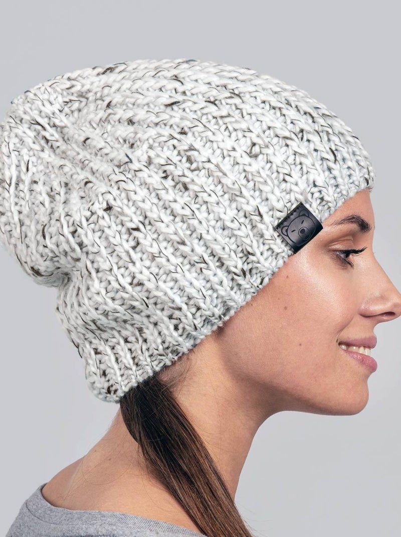 Bonnet Tricot Cabra Blanc - Kiabi