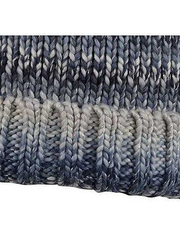 Bonnet tricoté à pompon frosty - regatta