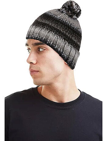 Bonnet tricoté à pompon frosty - regatta