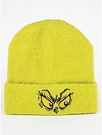 Bonnet tricoté doux et extensible the grinch
