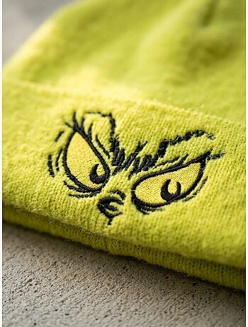 Bonnet tricoté doux et extensible the grinch