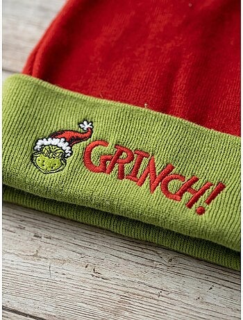 Bonnet tricoté enfant the grinch