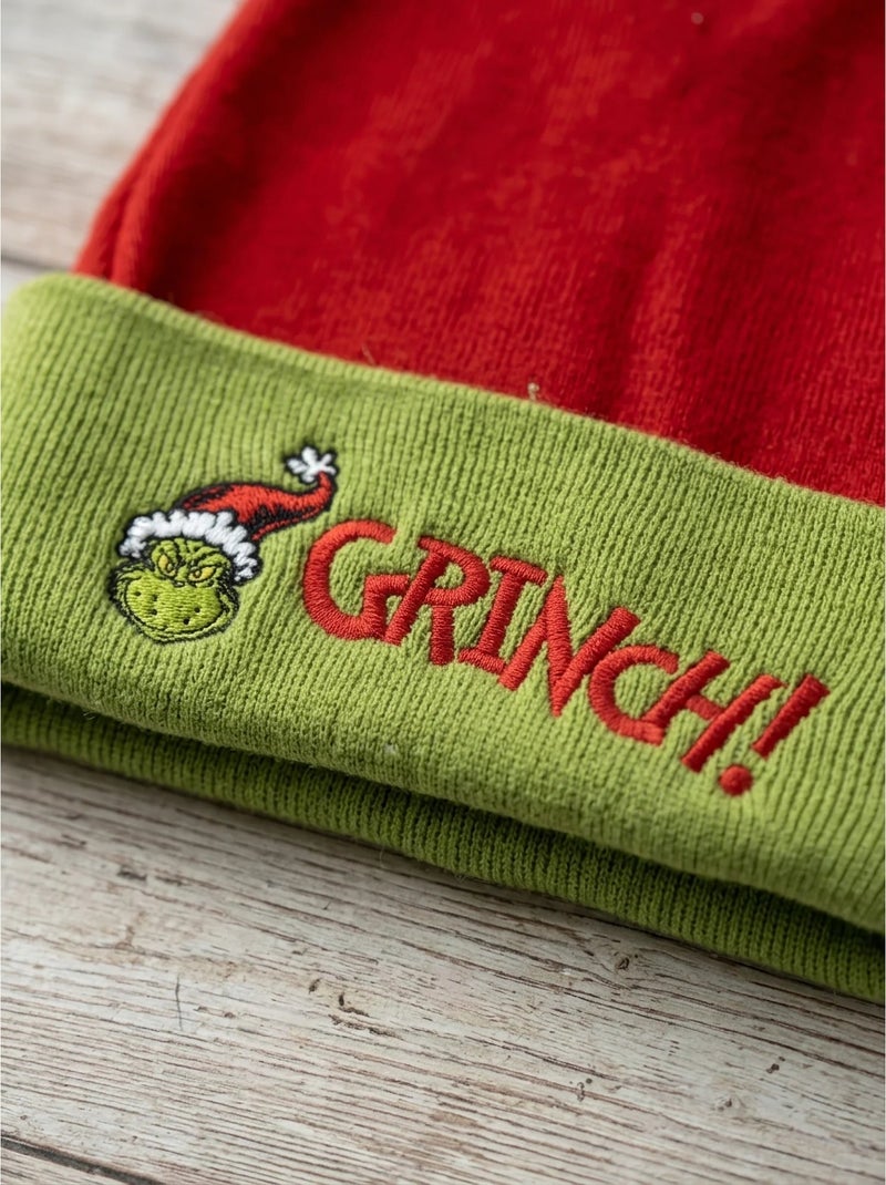 Bonnet tricoté enfant the grinch Vert - Kiabi