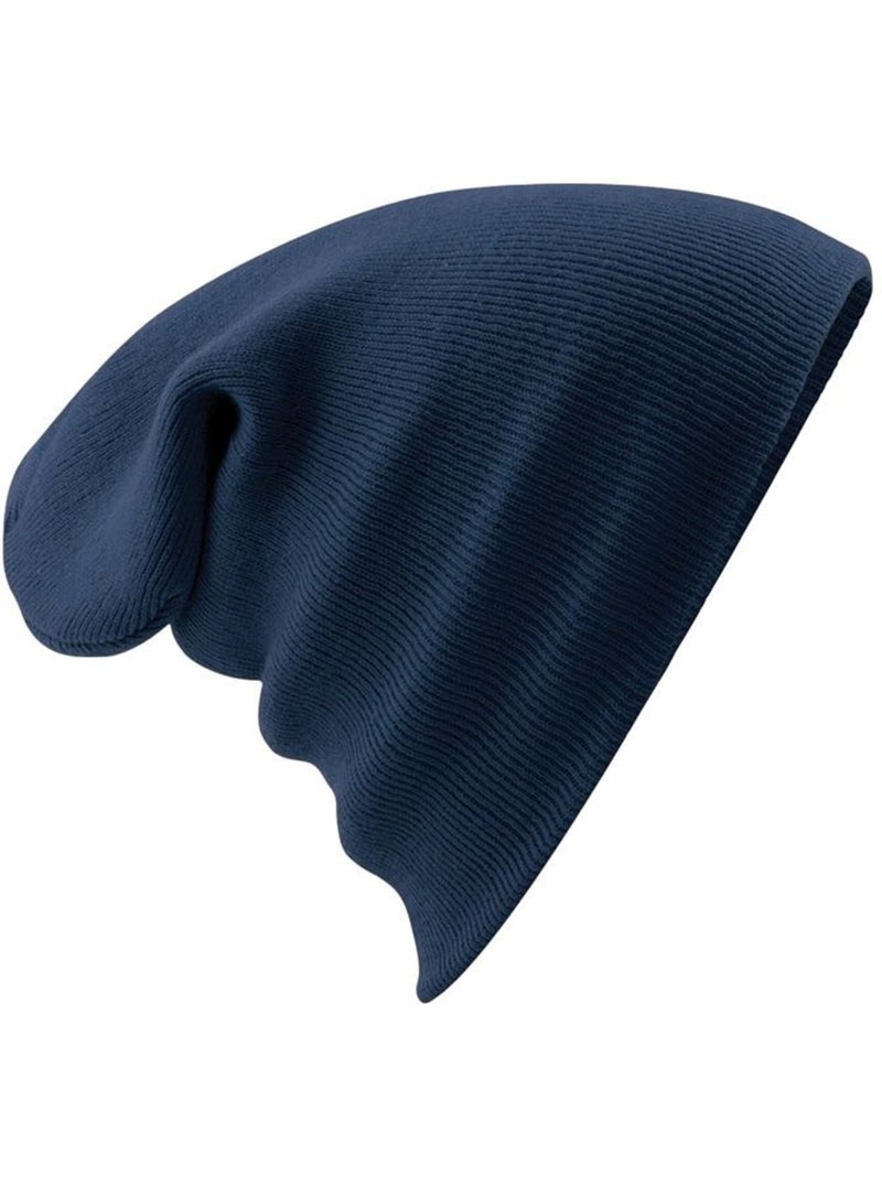 Bonnet tricoté pour enfants/jeunes - beechfield Bleu marine - Kiabi