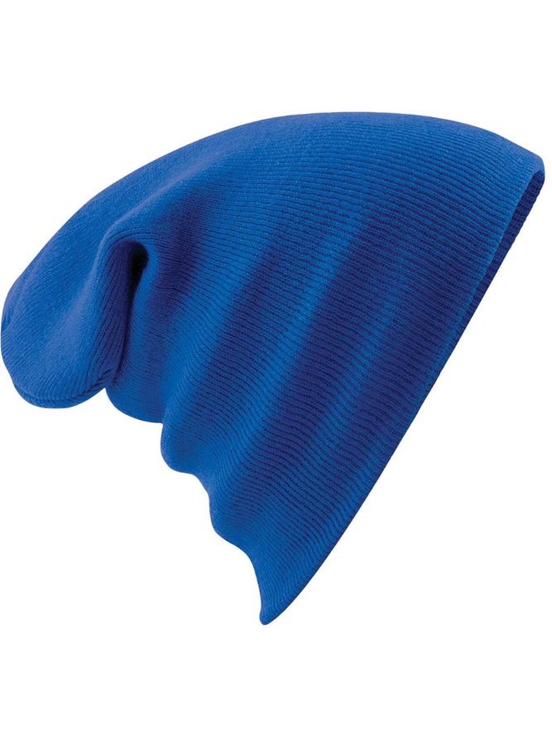 Bonnet tricoté pour enfants/jeunes - beechfield Bleu roi - Kiabi