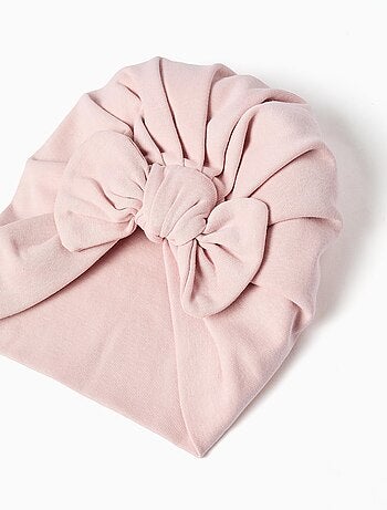 Bonnet-turban avec nœud