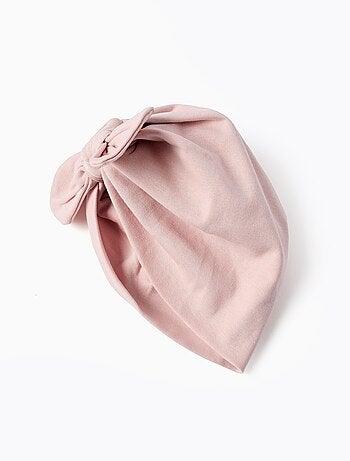 Bonnet-turban avec nœud