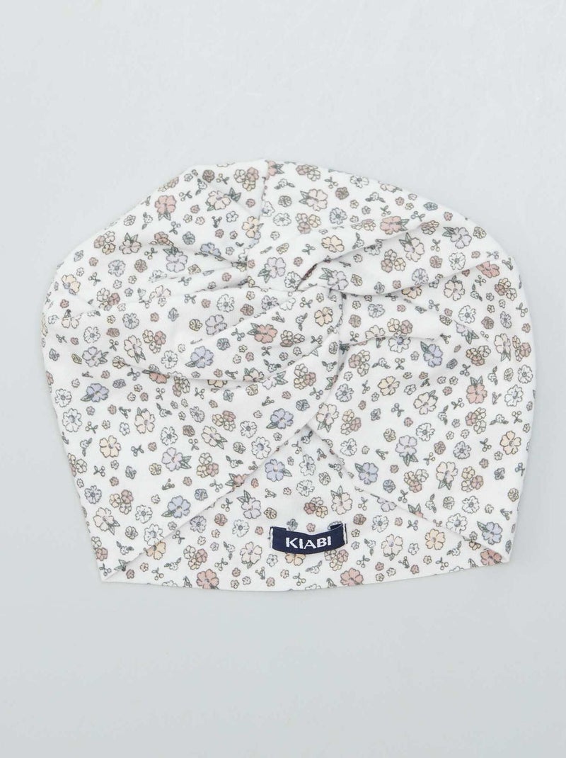Bonnet turban en maille Liberty - Kiabi