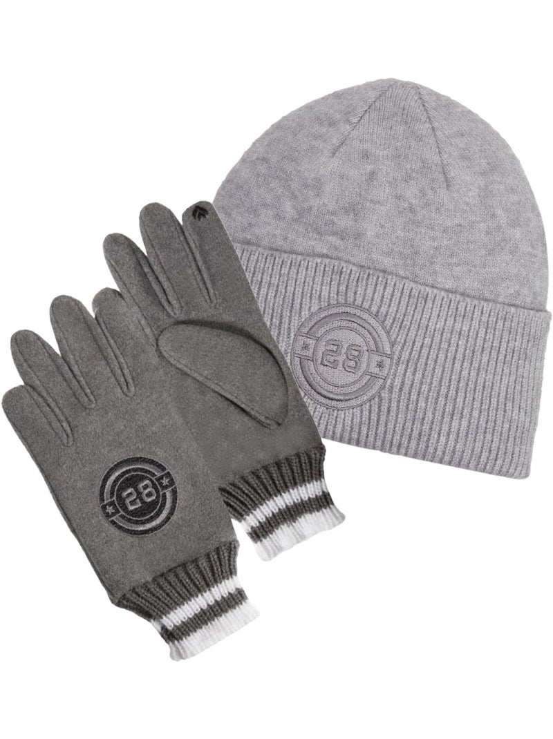Bonnet ultra doux, extensible et resistant mixte enfant Gris Gris - Kiabi