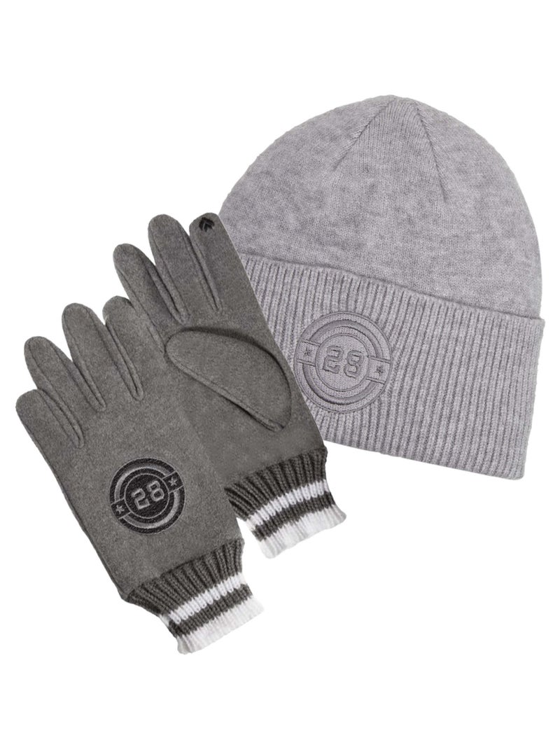 Bonnet ultra doux, extensible et resistant mixte enfant Isotoner Gris Gris - Kiabi