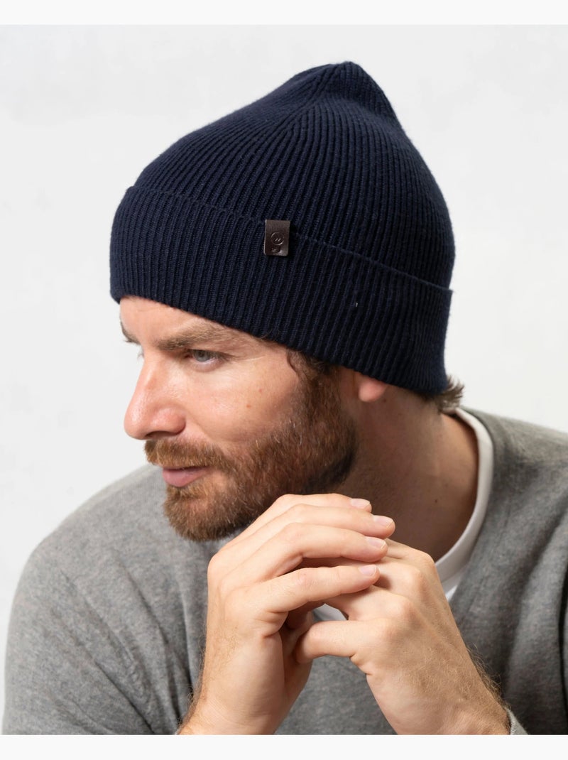 Bonnet ultra doux, non doublé homme Bleu marine - Kiabi