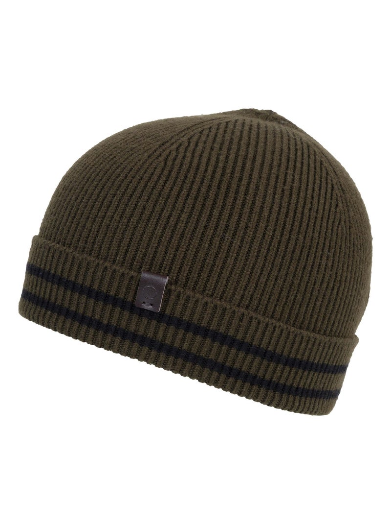 Bonnet ultra doux, non doublé homme Isotoner Kaki - Kiabi