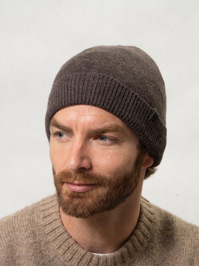 Bonnet ultra doux, non doublé homme Isotoner Taupe - Kiabi