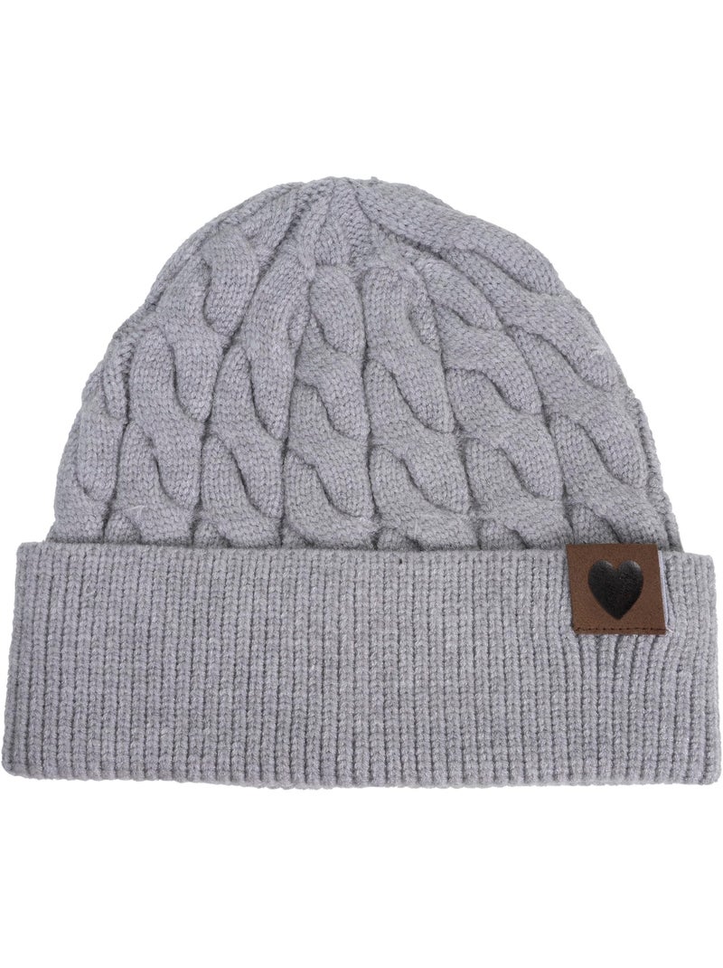 Bonnet ultra doux, non doublé mixte enfant Gris Gris - Kiabi
