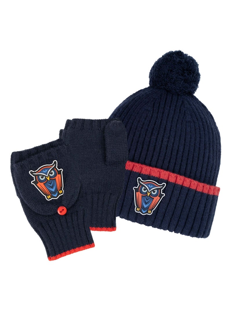 Bonnet Ultra Doux, Non doublé mixte enfant Isotoner Bleu marine - Kiabi