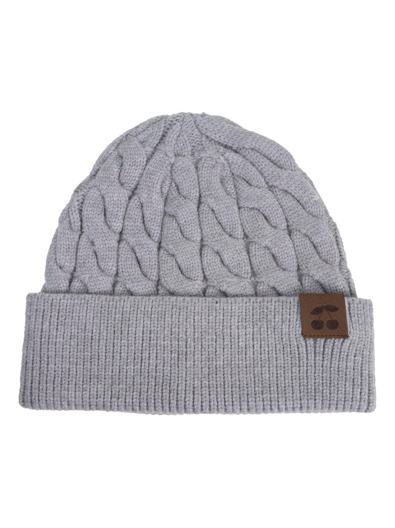 Bonnet Ultra Doux, Non doublé mixte enfant Isotoner Gris Gris - Kiabi