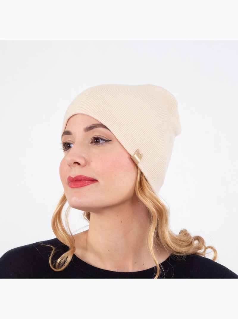 Bonnet ultra doux, taille unique femme Beige clair - Kiabi