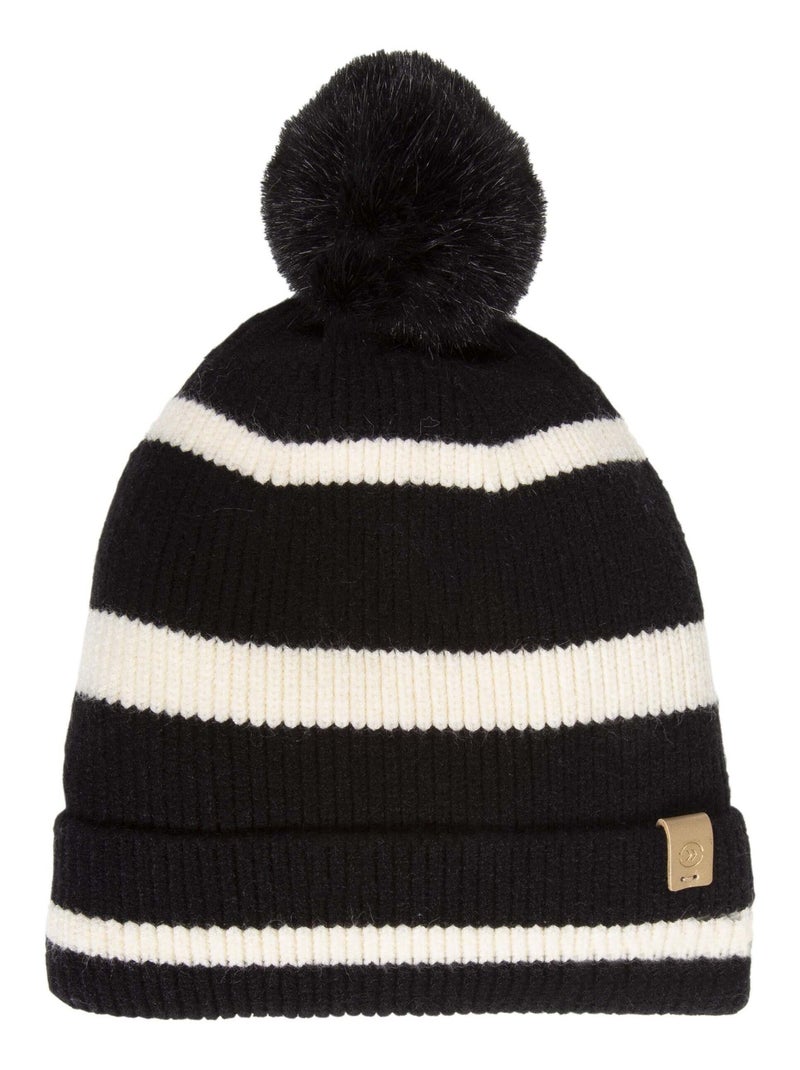 Bonnet ultra doux, taille unique femme Isotoner Noir - Kiabi