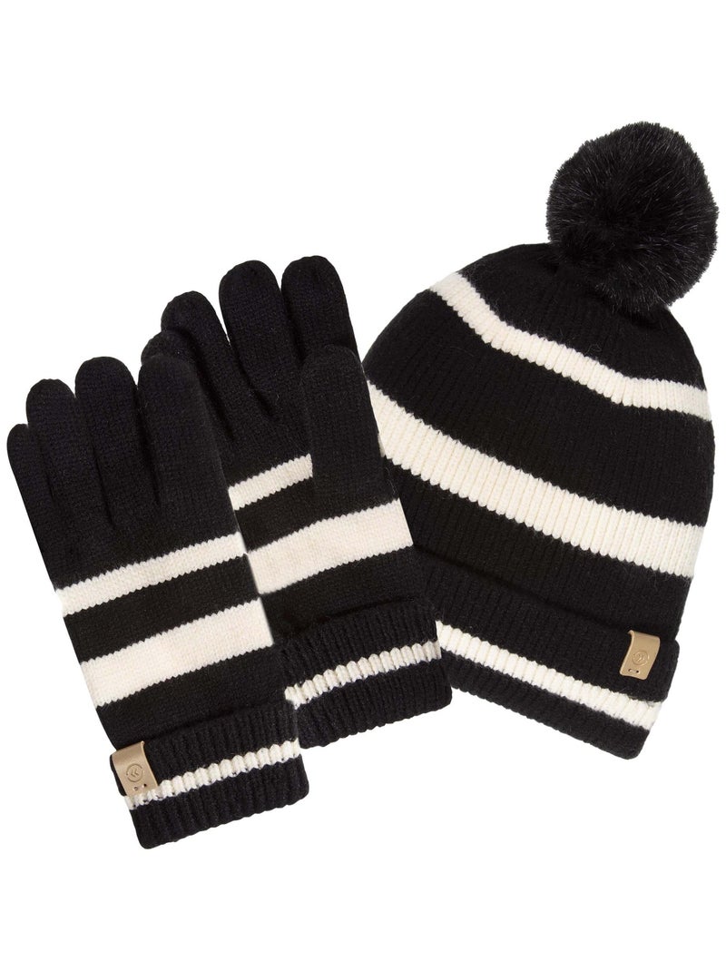 Bonnet ultra doux, taille unique femme Isotoner Noir - Kiabi