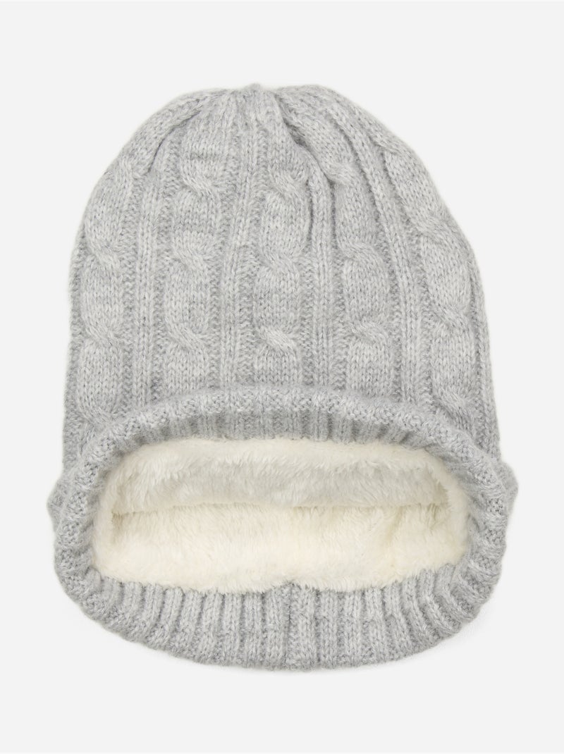 Bonnet uni - bill tornade Gris - Kiabi