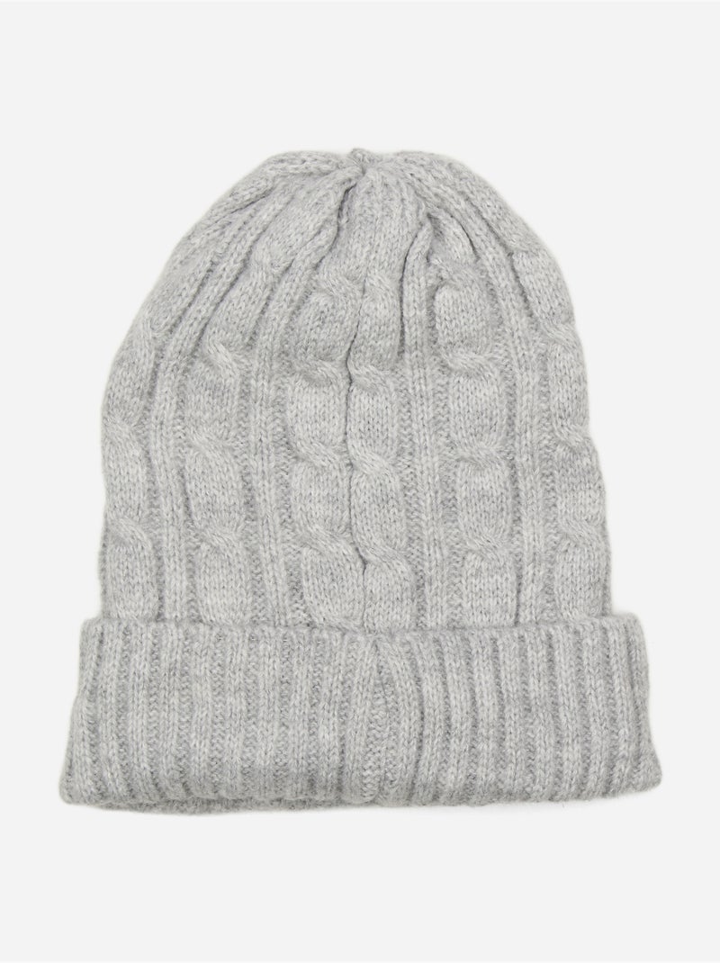 Bonnet uni - bill tornade Gris - Kiabi