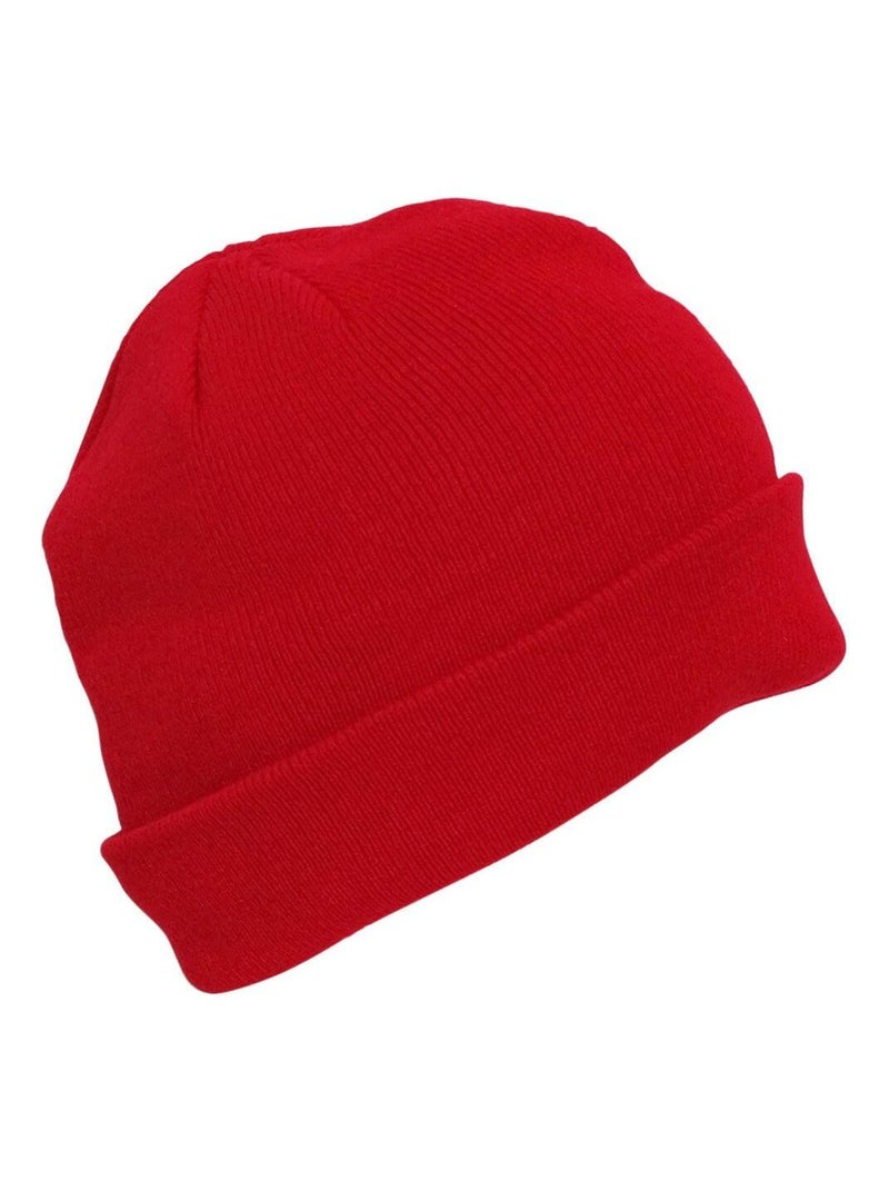 Bonnet uni BERNE Rouge - Kiabi