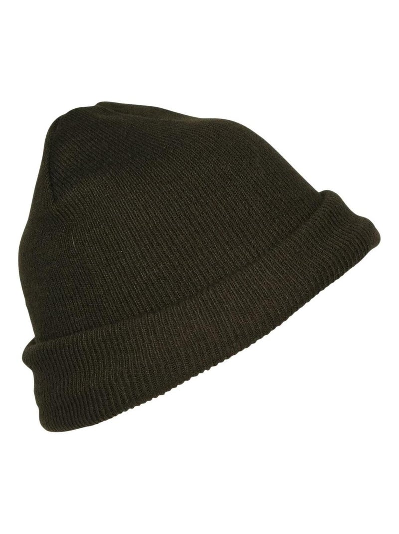 Bonnet uni BERNE Vert kaki - Kiabi