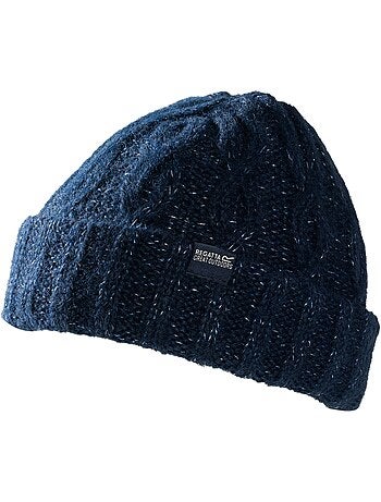Bonnet uni et tricoté à revers multimix - regatta