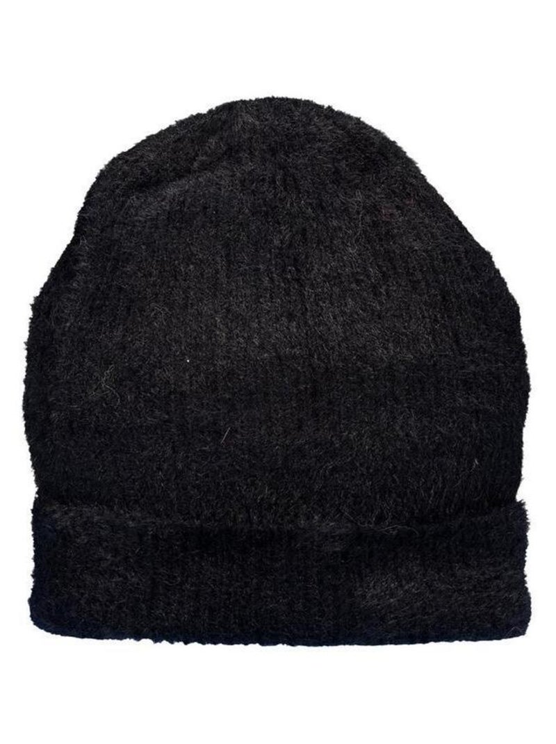 Bonnet uni pour femme 'Deeluxe' Noir - Kiabi