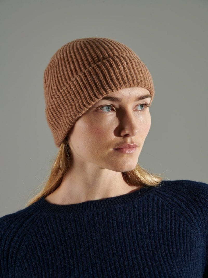 Bonnet unisex 100% cachemire 4 fils - UNI 11 Camel - Kiabi