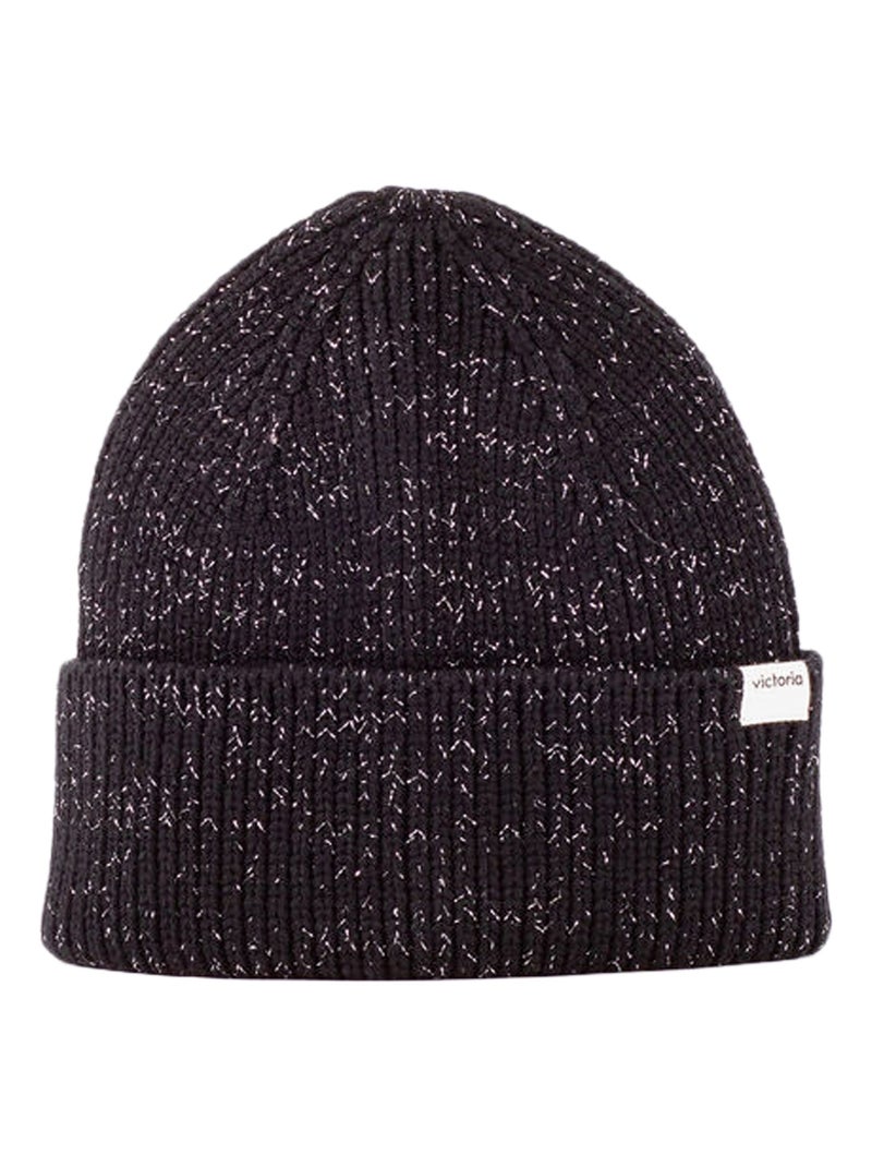 Bonnet Victoria Gorro Detalle Lurex Noir - Kiabi