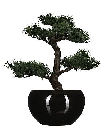 Bonsaï artificiel avec pot en céramique