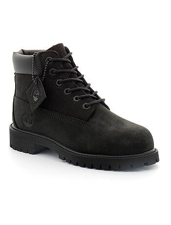 Boot à Lacets Pour Enfant en Noir 6-inch