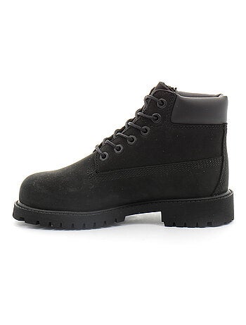 Boot à Lacets Pour Enfant en Noir 6-inch