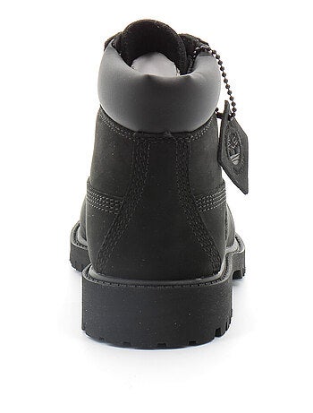 Boot à Lacets Pour Enfant en Noir 6-inch
