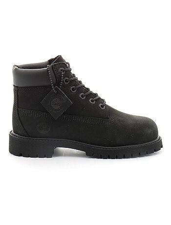 Boot à Lacets Pour Enfant en Noir 6-inch