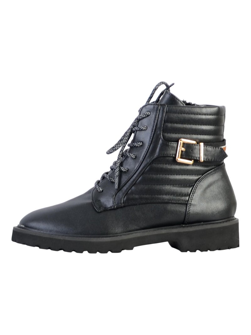 Boot à Lacets The Divine Factory Noir - Kiabi