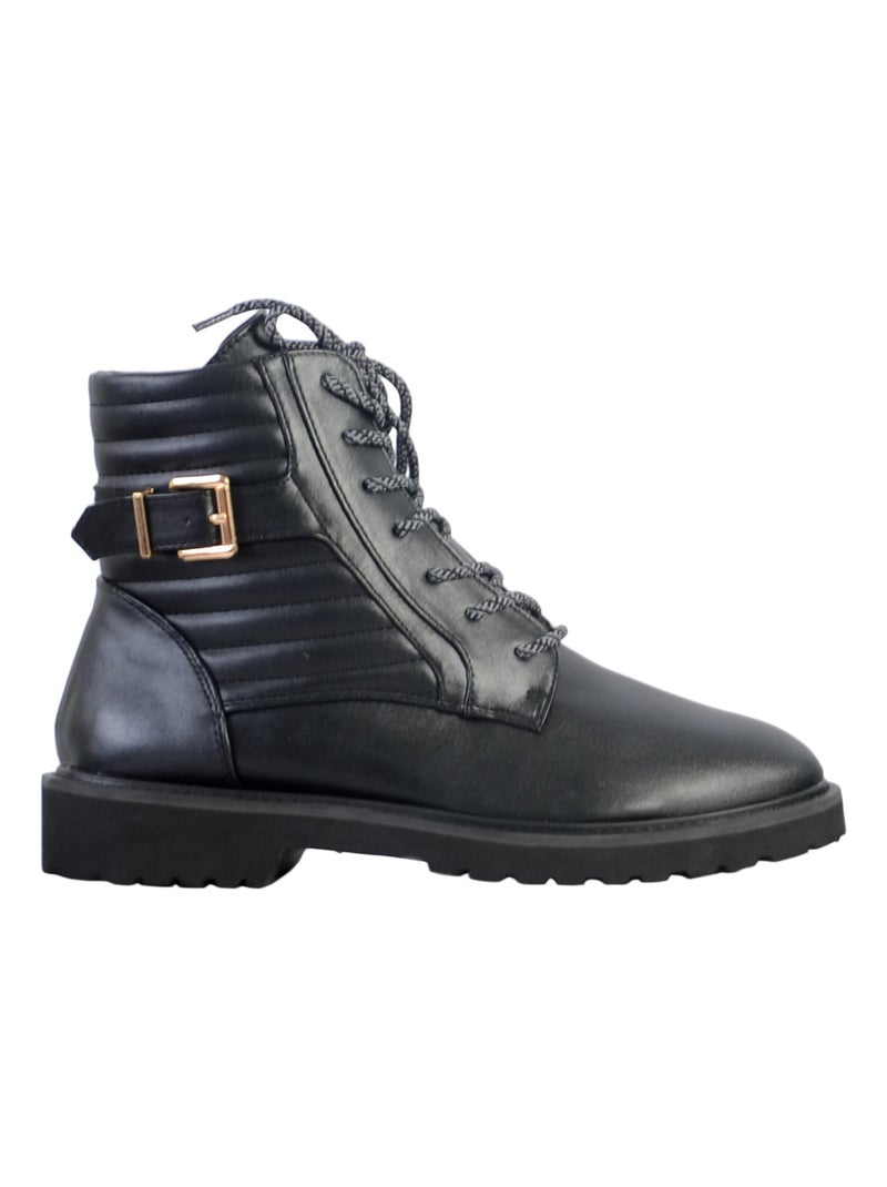 Boot à Lacets The Divine Factory Noir - Kiabi