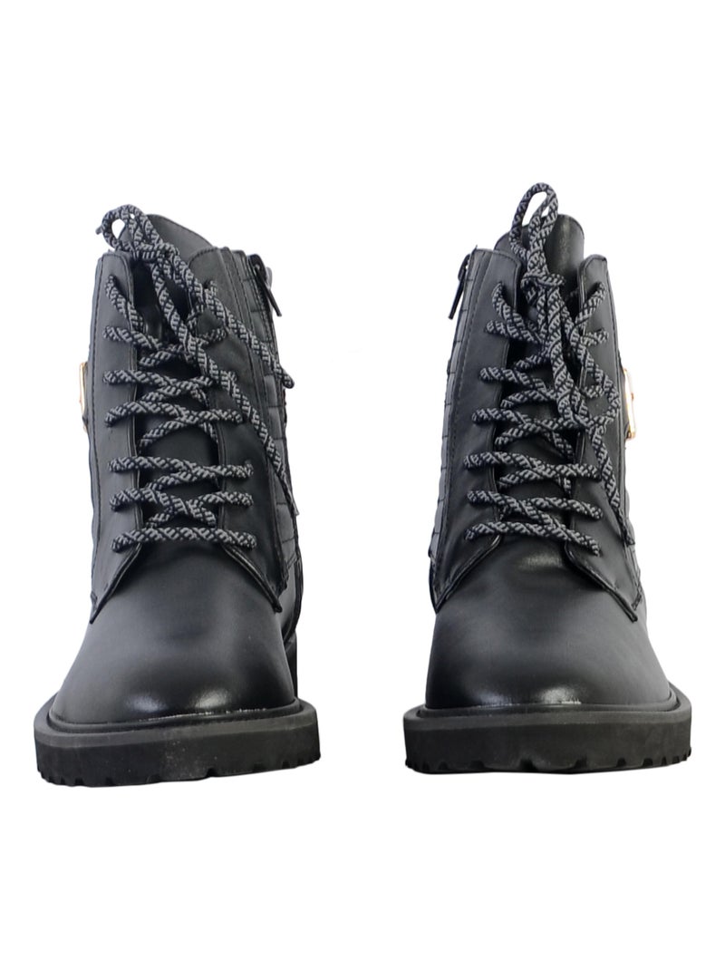 Boot à Lacets The Divine Factory Noir - Kiabi
