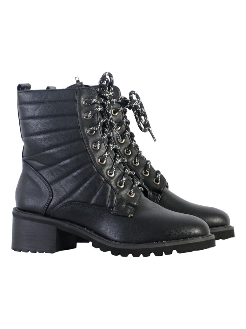 Boot à Lacets The Divine Factory Noir - Kiabi