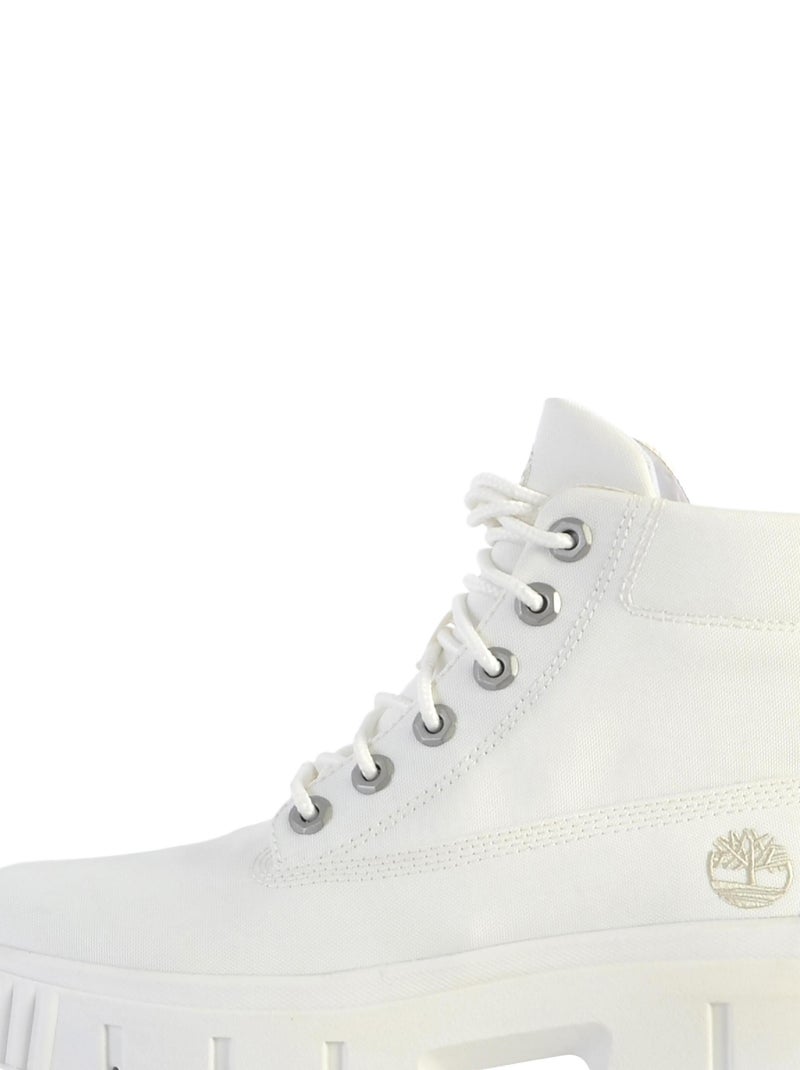 Boot à lacets Timberland Greyfield Blanc - Kiabi