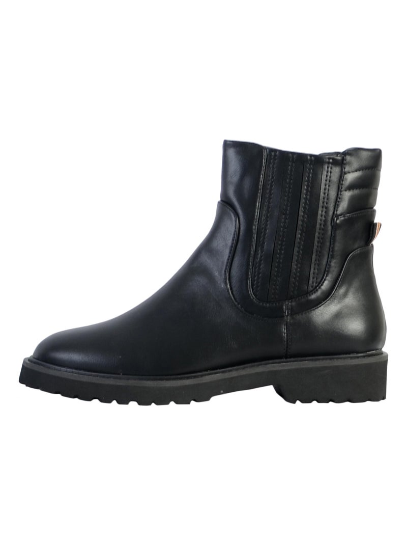 Boot à Zip The Divine Factory Noir - Kiabi