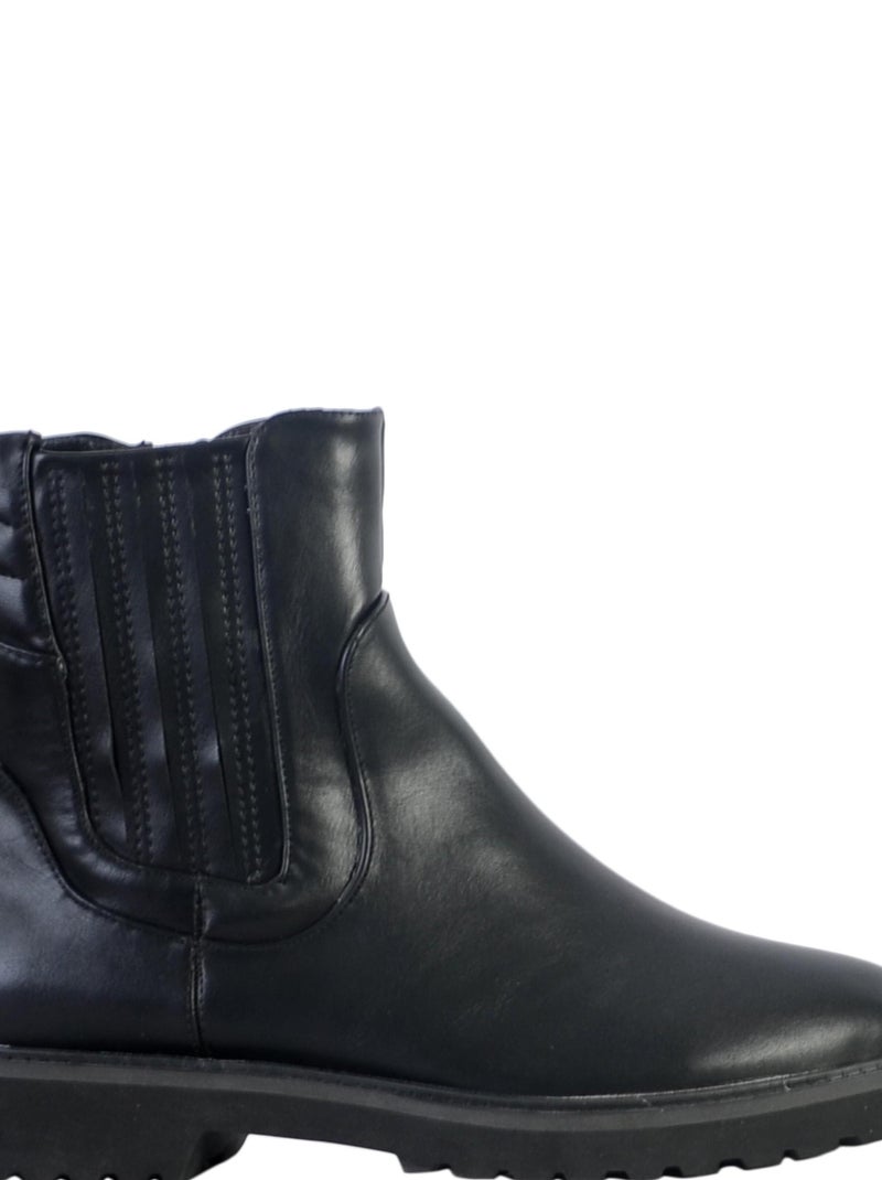 Boot à Zip The Divine Factory Noir - Kiabi