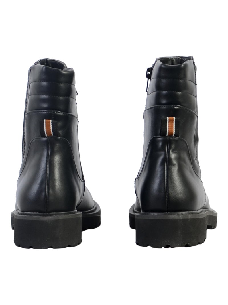 Boot à Zip The Divine Factory Noir - Kiabi