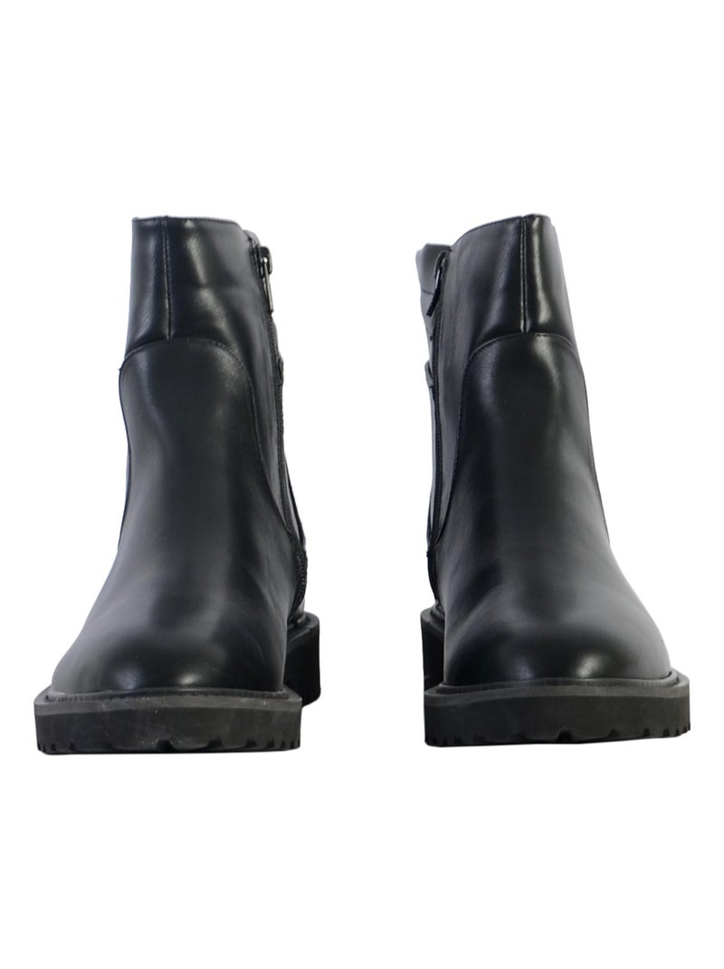 Boot à Zip The Divine Factory Noir - Kiabi