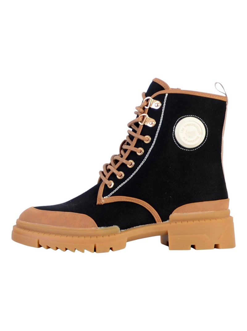 Boot Cuir Les Tropeziennes Dypster Noir - Kiabi