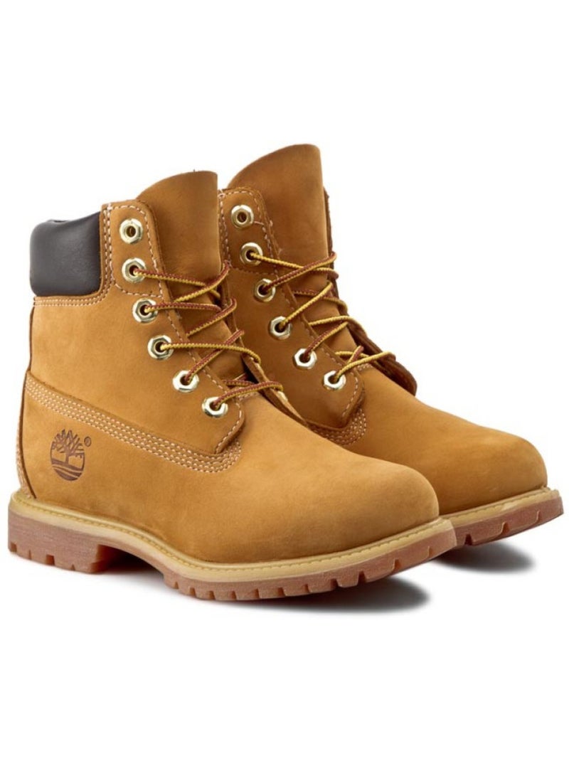 Boot en Cuir Timberland Marron - Kiabi