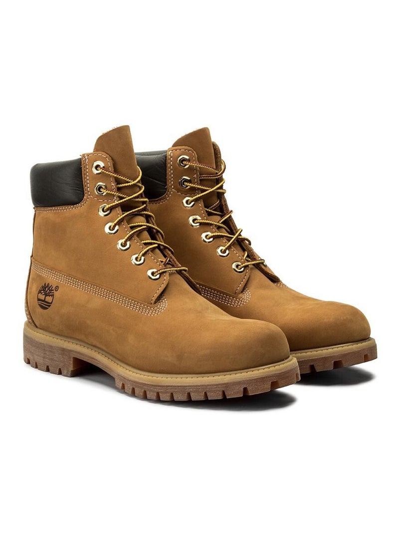 Boot en Cuir Timberland Marron - Kiabi