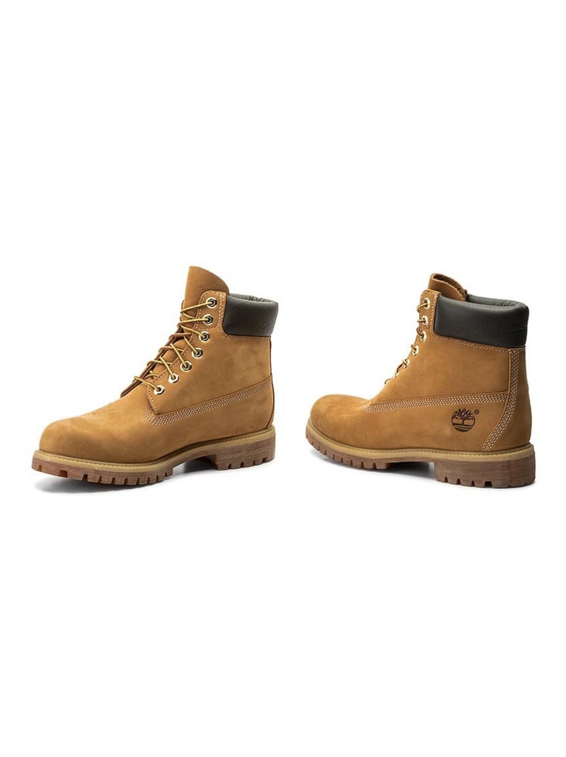 Boot en Cuir Timberland Marron - Kiabi