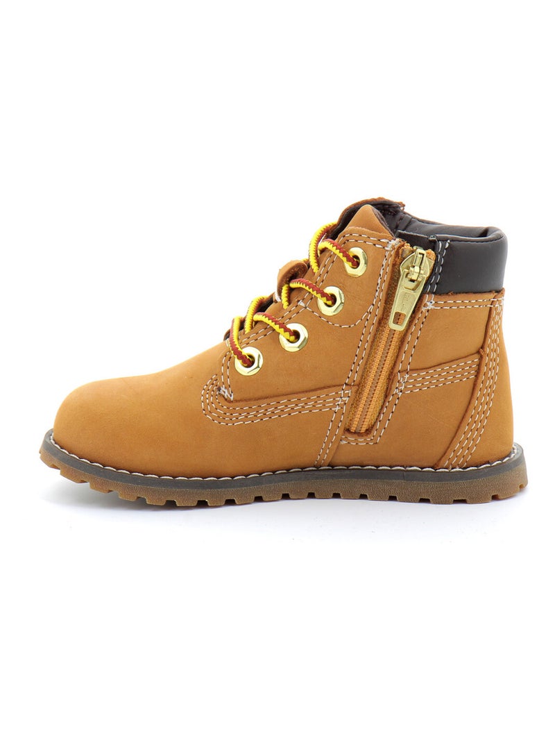 Boot en Cuir Timberland Marron - Kiabi